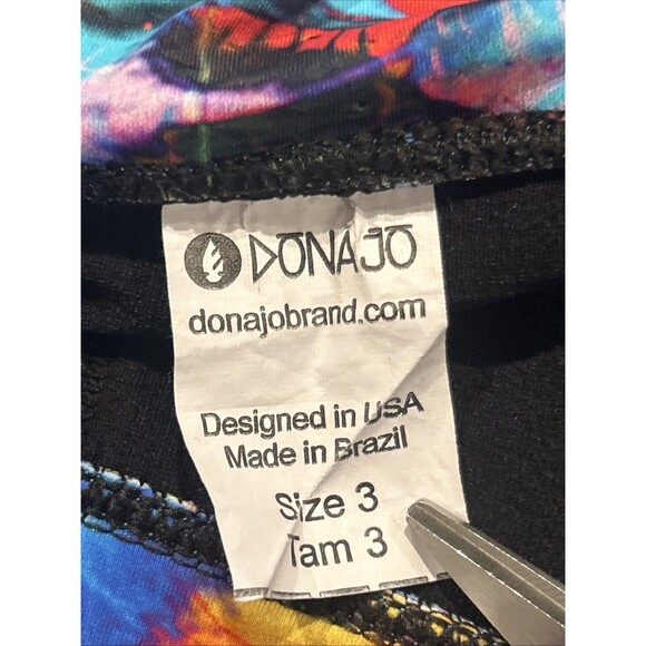 DONA JO Skort Women's XL (3) Lined Floral Paint Tennis Golf Pickleball Skirt - Picture 2 of 9